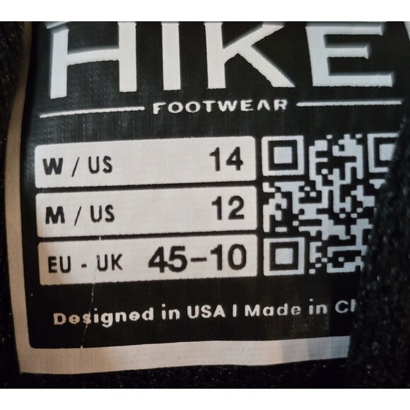 Hike Footwear Series x Cloud Ergonomic Barefoot Sneakers Black Unisex EUR 45 NWT main image 8